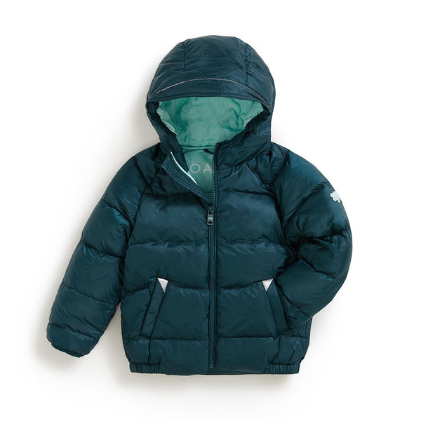  Töastie sustainable puffer jacket forest green