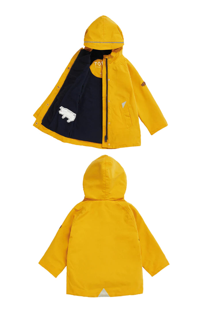 Töastie YELLOW WATERPROOF RAINCOAT