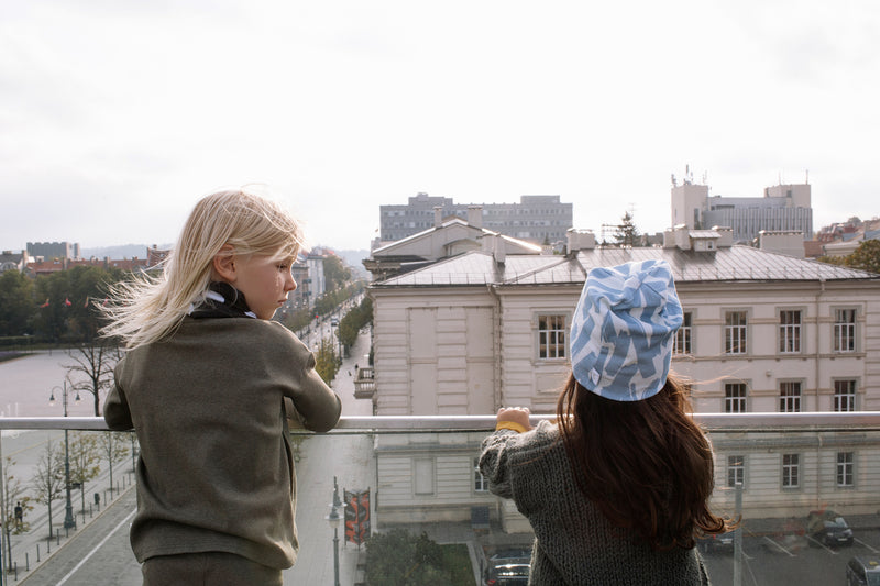 Organic cotton beanie sustainable clothes for children
