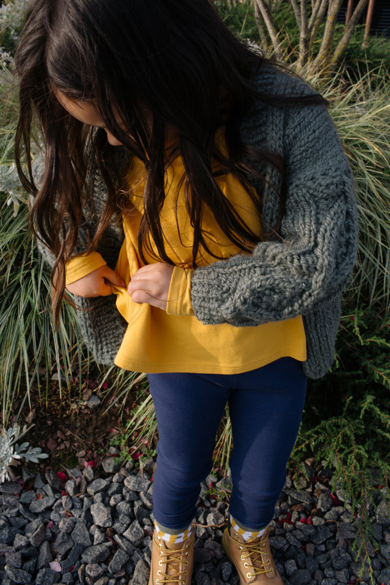 Organic cotton leggings sustainable clothes for children