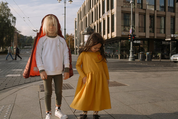 Organic cotton dress sustainable clothes for children