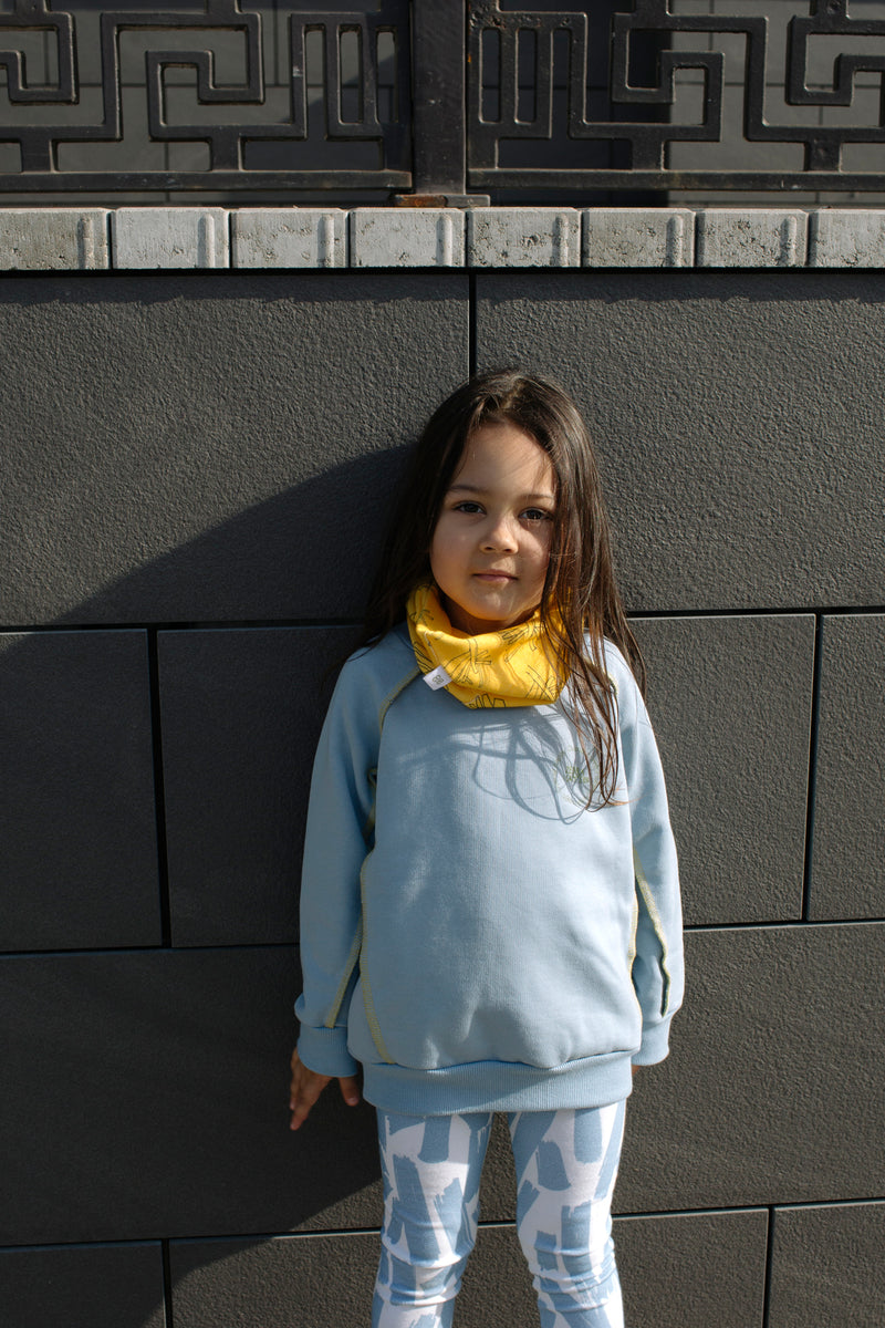 Organic cotton neck warmer sustainable clothes for children