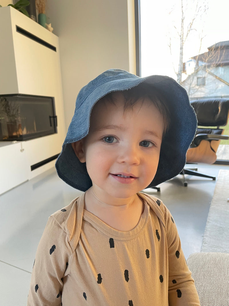Upcycled Denim hat