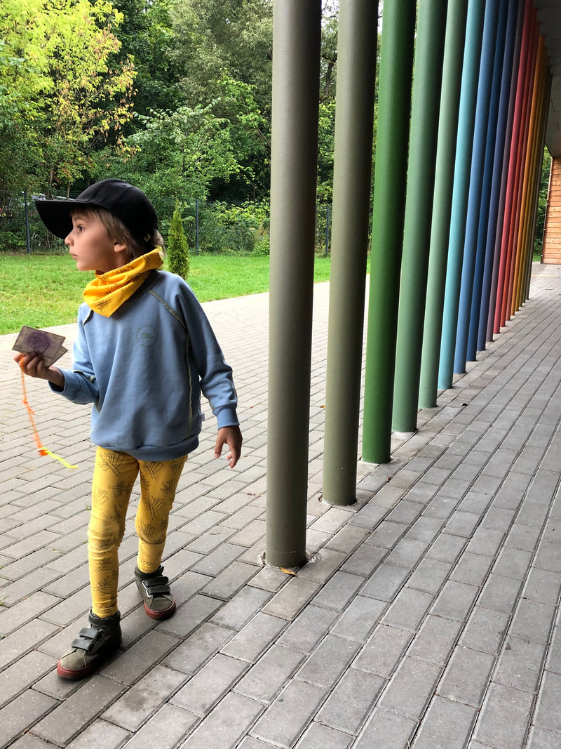 Organic cotton neck warmer sustainable clothes for children