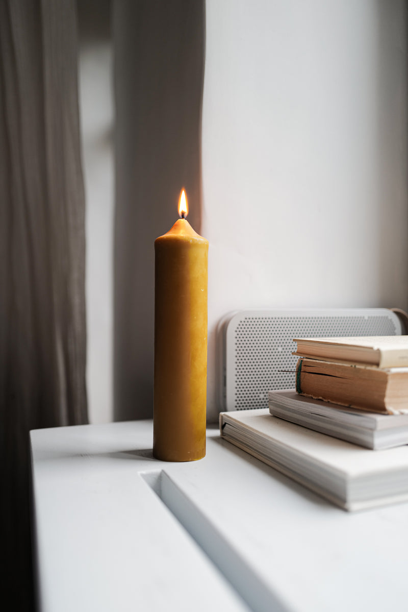Big Beeswax candle