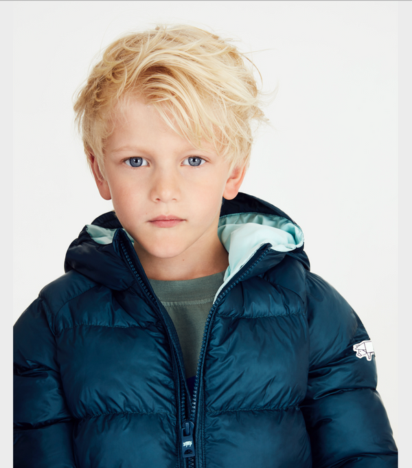  Töastie sustainable puffer jacket forest green