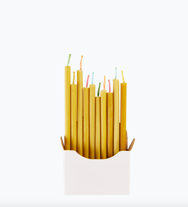 Ovo things Candles are handmade in Lithuania from local farmers' beeswax, they are natural and non-toxic, no artificial color or scent is added. 