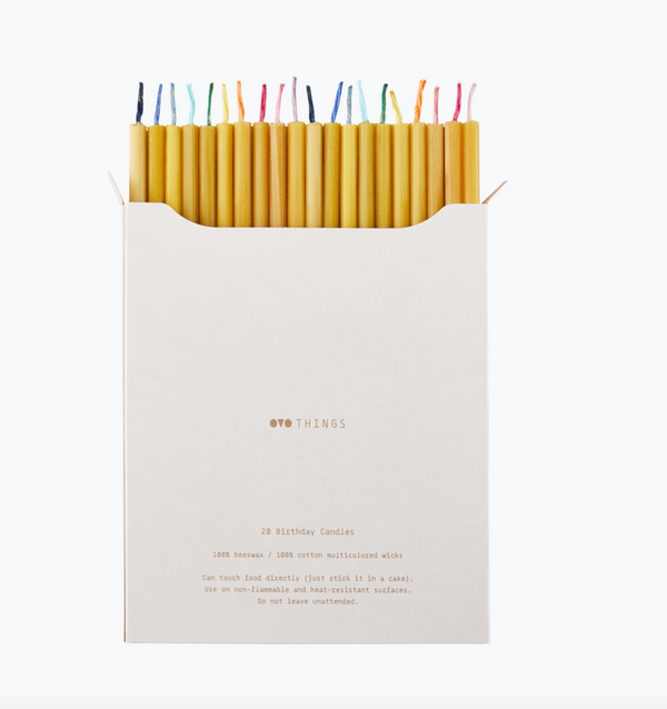 Ovo things Candles are handmade in Lithuania from local farmers' beeswax, they are natural and non-toxic, no artificial color or scent is added. 