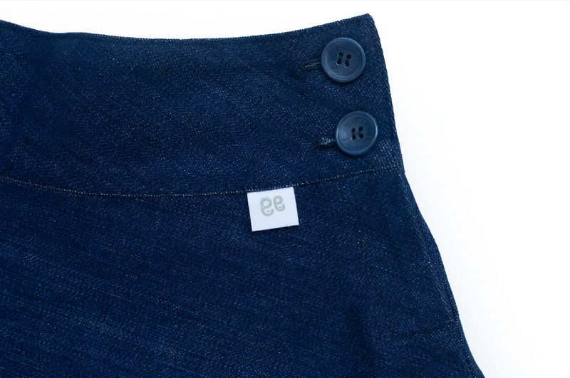 Upcycled Dark Denim skirt