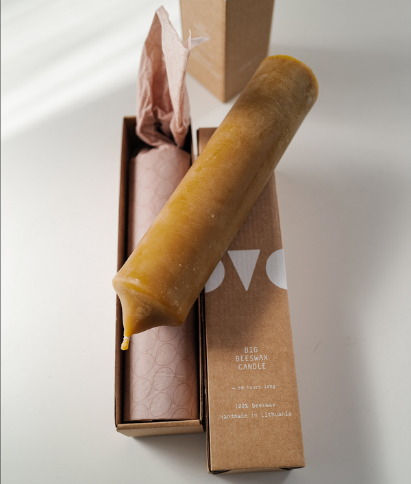 Big Beeswax candle