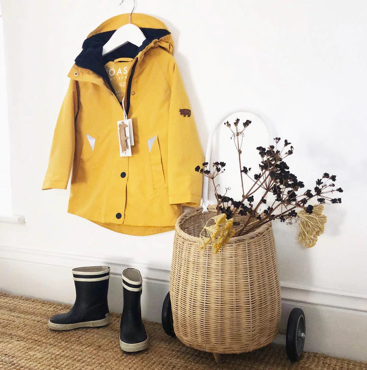 Töastie YELLOW WATERPROOF RAINCOAT