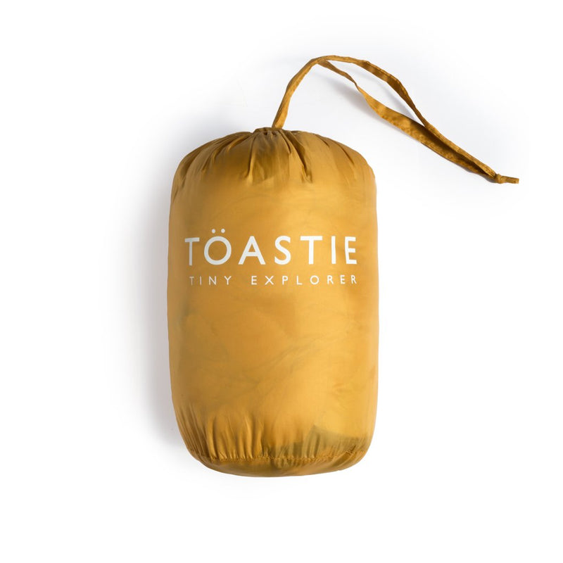 Töastie sustainable puffer jacket for kids ochre
