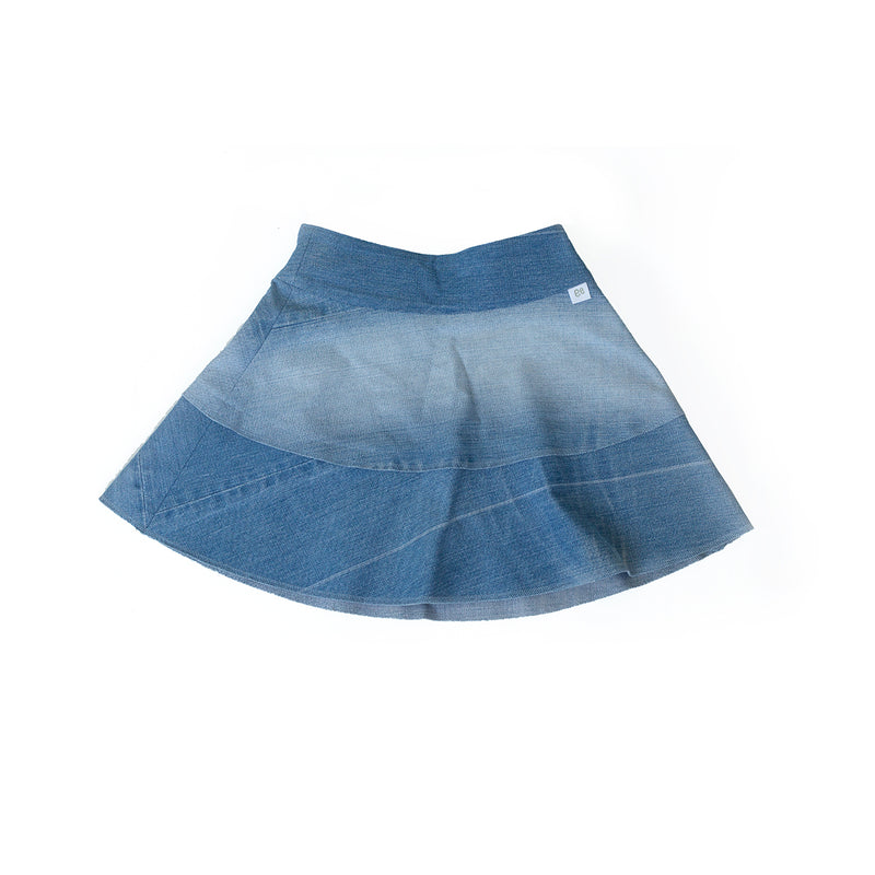 Upcycled Light Denim skirt