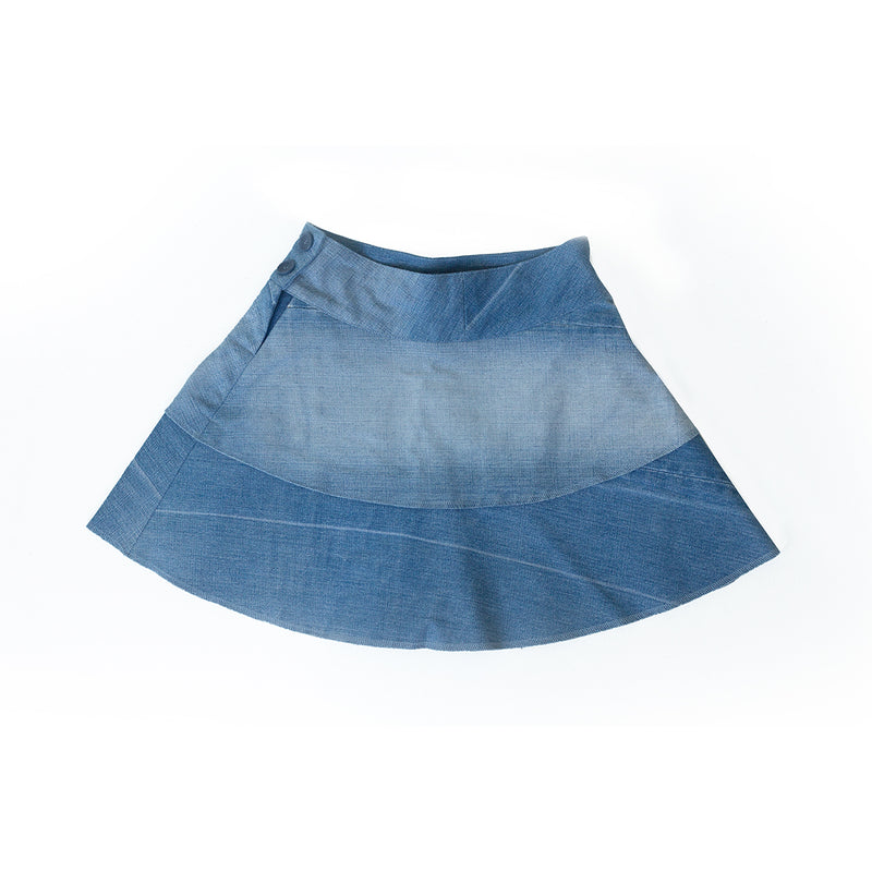 Upcycled Light Denim skirt